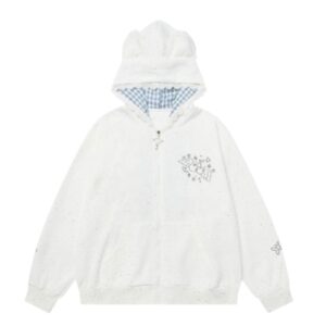Simple & Comfortable Zip-Up Hoodie — Pink
