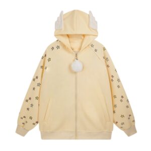 Chic & Unique Design Hoodie — Yellow