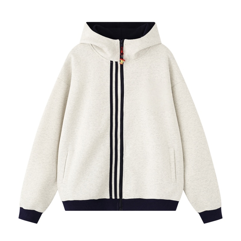 Apple Accent Zip-Up Hoodie